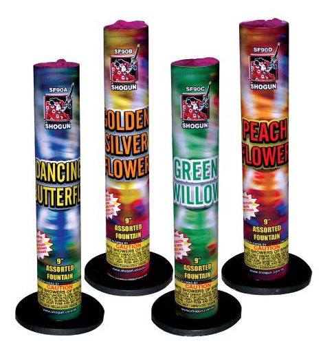 SHOGUN ASSORTED 9" FOUNTAIN